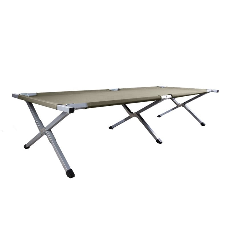 Lehátko typ US skládací s ocelovým rámem 190x65cm ZELENÉ 