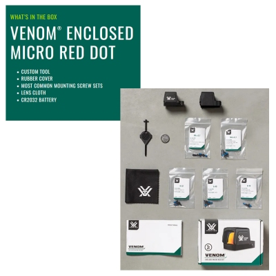 Kolimátor VORTEX VENOM Enclosed Micro Red Dot 6 MOA