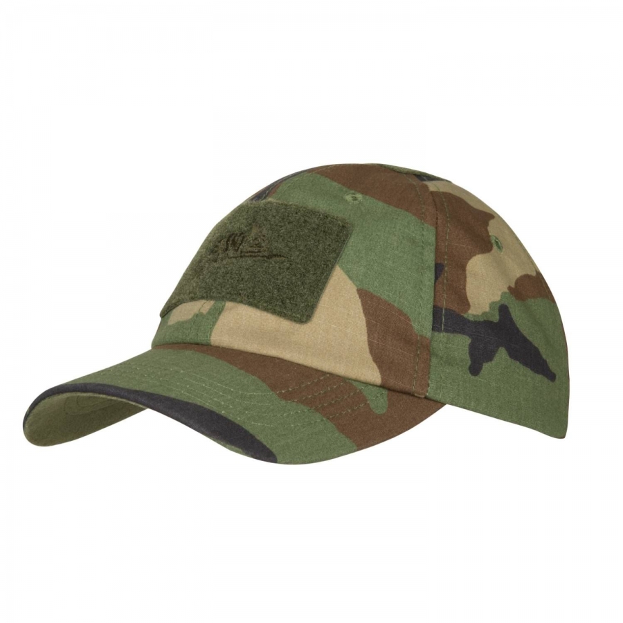 Kšiltovka HELIKON-TEX Baseball Cap PolyCotton Ripstop WOODLAND
