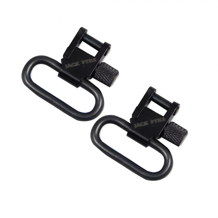 Rychloupínací poutka kovové (2 ks) ČERNÉ 