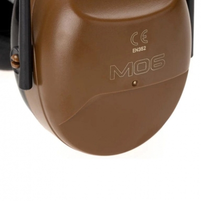 Sluchátka proti hluku M06A pasivní ZELENÁ 