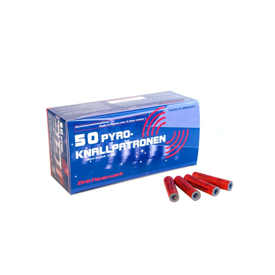Šrapnel ZINK FEUERWERK KNALLPATRONEN 15mm 50ks