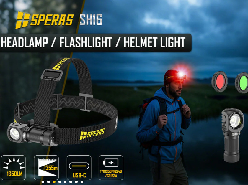 Jak vybrat čelovou svítilnu: SPERAS vs LEDLENSER