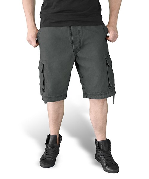 Kraťasy SURPLUS VINTAGE ČERNÉ