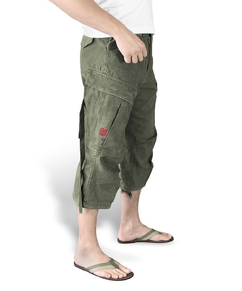 Kraťasy SURPLUS ENGINEER VINTAGE 3/4 ZELENÉ