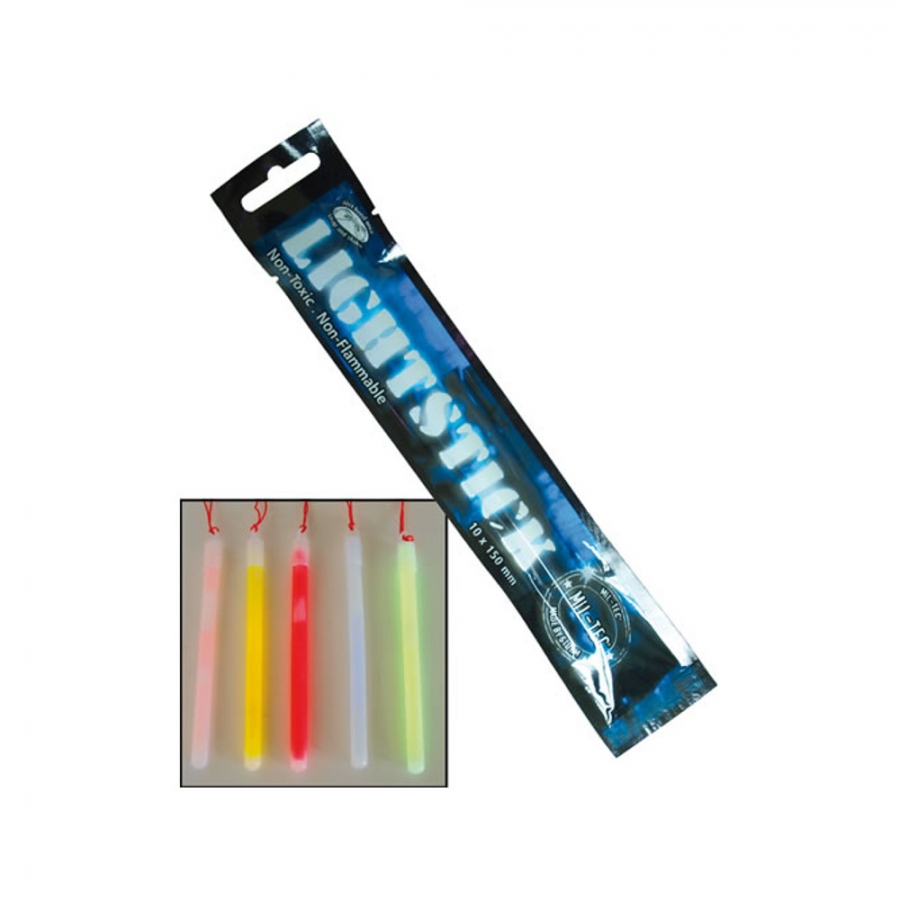 Chemické světlo LIGHTSTICK svítící tyčinka 15cm BÍLÁ